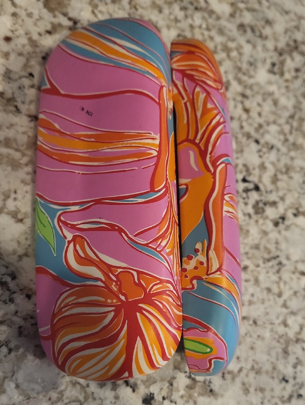 Lilly Pulitzer Pink Floral Pattern Sunglasses Case - Picture 3 of 5